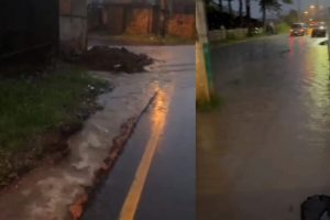 Chuva volta a causar alagamentos e moradores protestam em Ponta Grossa Boca no Trombone Chuva volta a causar alagamentos e moradores protestam em Ponta Grossa