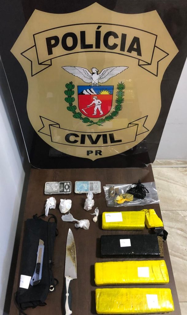 Homem é preso em flagrante por tráfico de drogas em Imbituva