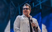 Cantor Marrone sofre queda durante show em Goiânia e leva pontos na cabeça