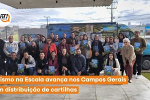 Turismo na Escola avança nos Campos Gerais com distribuição de cartilhas Boca no Trombone Turismo na Escola avança nos Campos Gerais com distribuição de cartilhas
